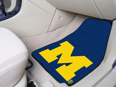 University of Michigan 2 Piece Front Car Mats