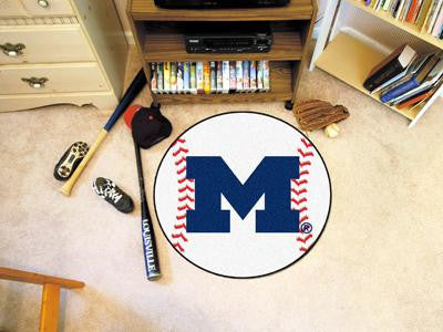 University of Michigan Baseball Rug