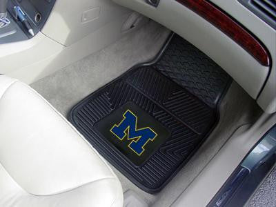 University of Michigan Heavy Duty 2-Piece Vinyl Car Mats