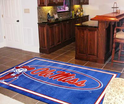 University of Mississippi  5 x 8 Rug