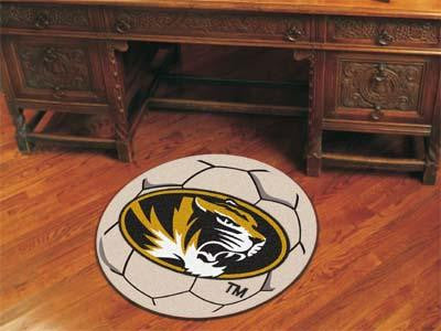 University of Missouri Soccer Ball Rug