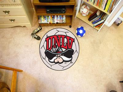 UNLV University of Nevada Las Vegas Soccer Ball Rug