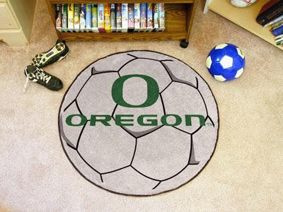 University of Oregon Soccer Ball Rug