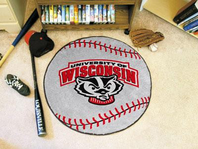 University of Wisconsin Baseball Rug