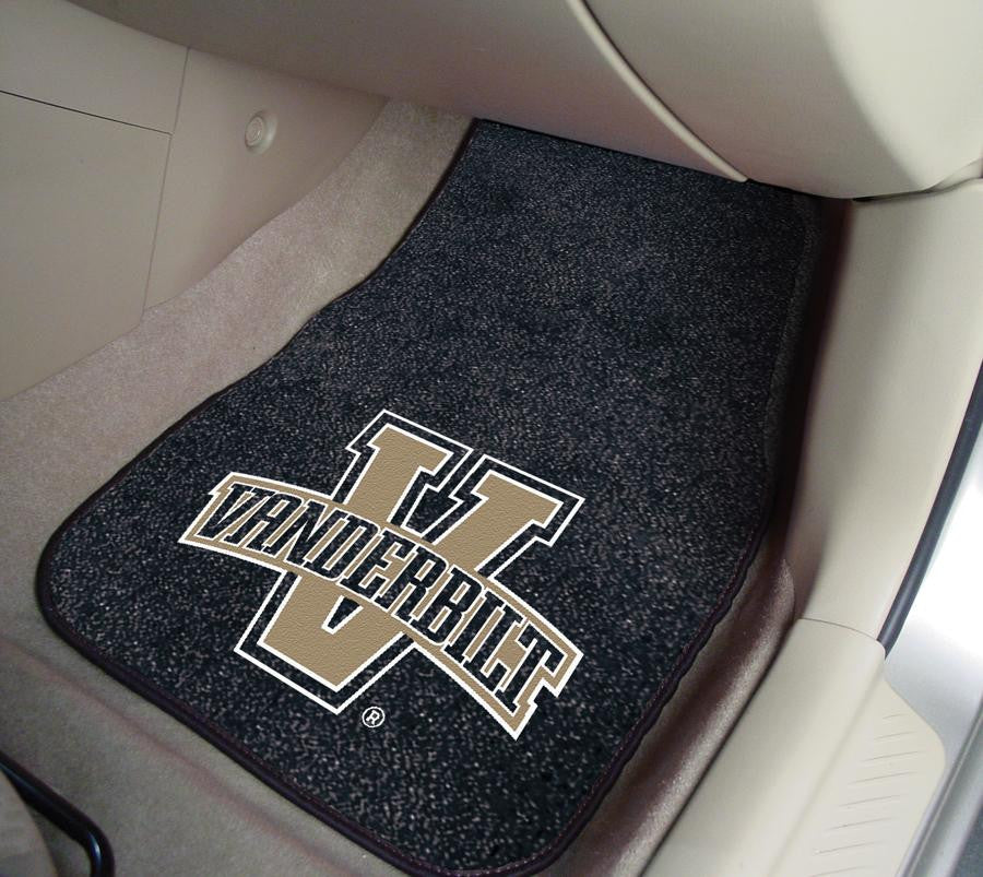 Vanderbilt University 2 Piece Front Car Mats