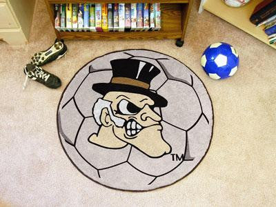 Wake Forest University Soccer Ball Rug