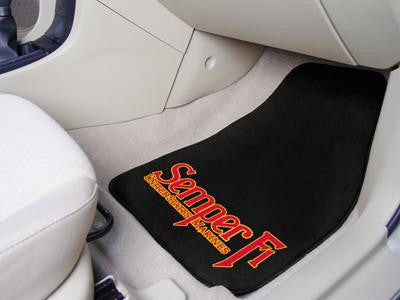 MARINES 2 Piece Front Car Mats