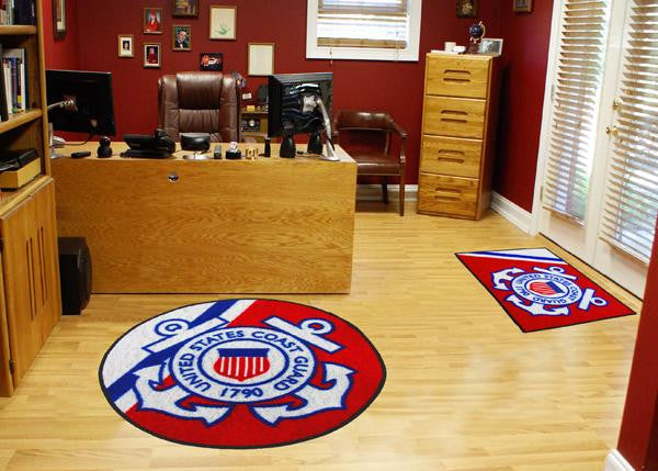 US Coast Guard 44-inch Non-Licensed Round Ball Rug