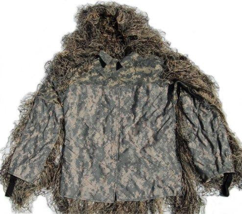 Synthetic Ultra-Light Sniper Ghillie ATD BDU Mossy Jacket Small