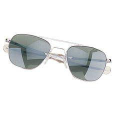 Humvee Pilot 52MM Silver Sunglasses