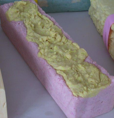 Handmade Fresh Raspberry 4lb Soap Loaf