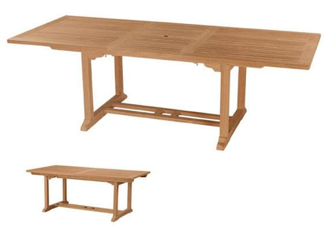 Bahama 8-Foot Rectangular Extension Table