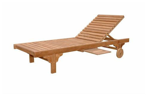 Capri Sun Lounger Adjusted Back + Side Tray