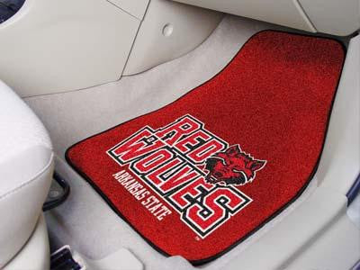 Arkansas State University 2 Piece Front Car Mats