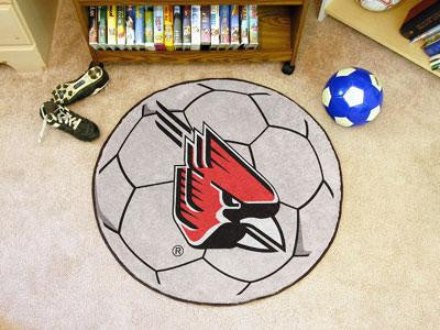 Ball State University Soccer Ball Rug