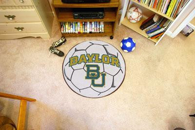 Baylor University Soccer Ball Rug