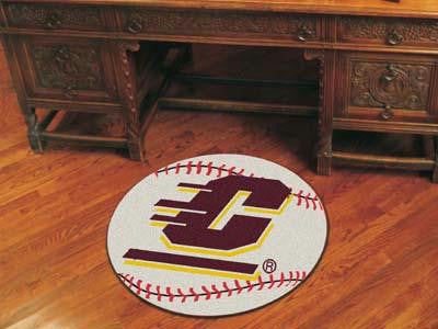 Central Michigan University Baseball Rug