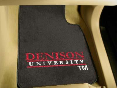 Denison University 2 Piece Front Car Mats