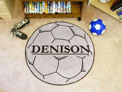 Denison University Soccer Ball Rug