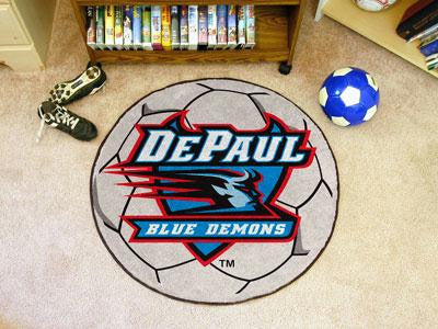 DePaul University Soccer Ball Rug