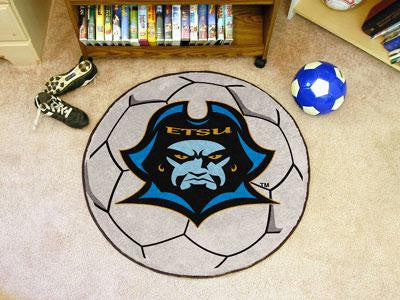 East Tennessee State University Soccer Ball Rug