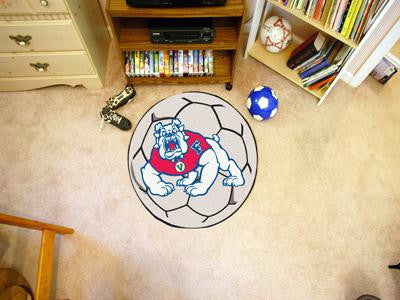 Fresno State Soccer Ball Rug