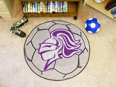 Holy Cross Soccer Ball Rug