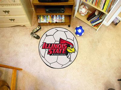 Illinois State University Soccer Ball Rug