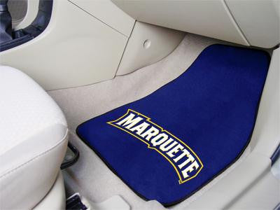 Marquette University 2 Piece Front Car Mats