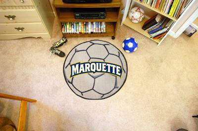 Marquette University Soccer Ball Rug