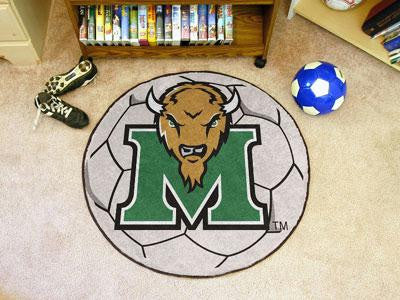 Marshall University Soccer Ball Rug