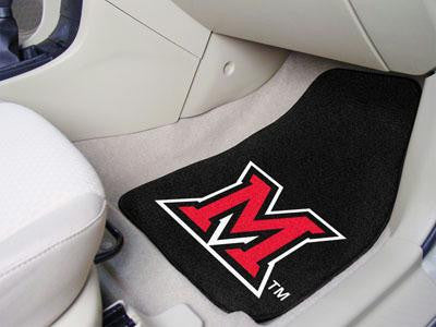 Miami of Ohio 2 Piece Front Car Mats