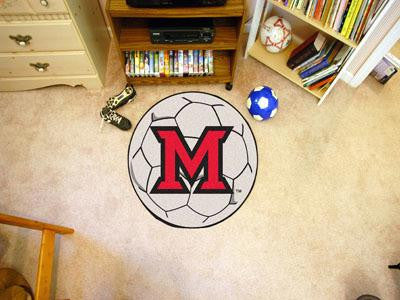 Miami of Ohio Soccer Ball Rug