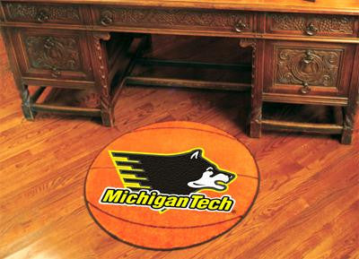 Michigan Tech Basketball Rug