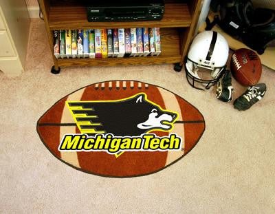 Michigan Tech Football Rug