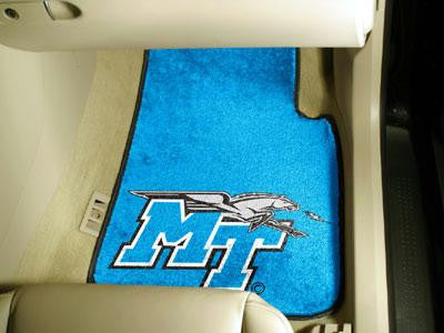 Middle Tennessee State University 2 Piece Front Car Mats