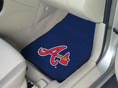 MLB - Atlanta Braves 2 Piece Front Car Mats