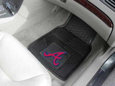 MLB - Atlanta Braves Heavy Duty 2-Piece Vinyl Car Mats