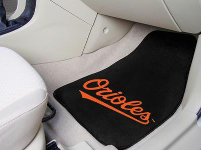 MLB - Baltimore Orioles 2 Piece Front Car Mats