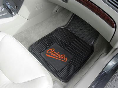 MLB - Baltimore Orioles Heavy Duty 2-Piece Vinyl Car Mats