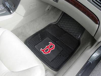 MLB - Boston Red Sox Heavy Duty 2-Piece Vinyl Car Mats