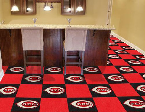 MLB - Cincinnati Reds Carpet Tiles