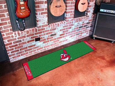 MLB - Cleveland Indians Golf Putting Green Mat