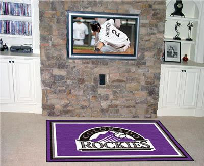 MLB - Colorado Rockies  5 x 8 Rug