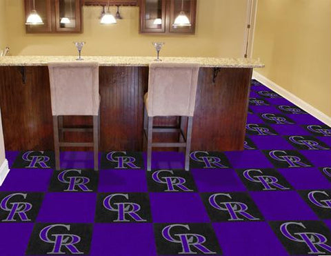 MLB - Colorado Rockies Carpet Tiles