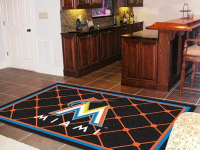 MLB - Miami Marlins  5 x 8 Rug