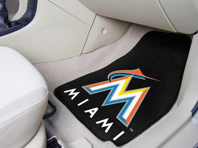 MLB - Miami Marlins 2 Piece Front Car Mats