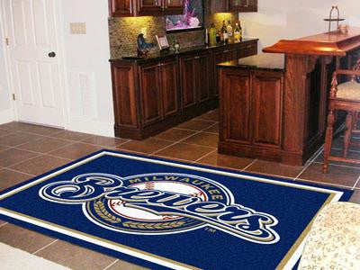 MLB - Milwaukee Brewers  5 x 8 Rug