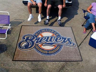 MLB - Milwaukee Brewers Tailgater Rug