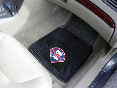 MLB - Philadelphia Phillies Heavy Duty 2-Piece Vinyl Car Mats